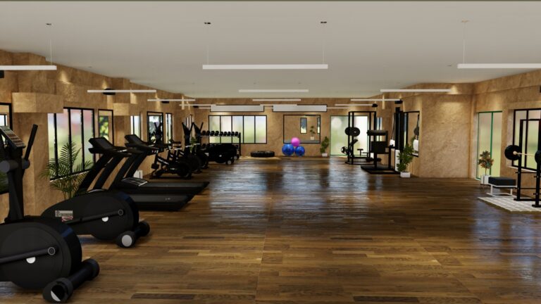 RRL Palacio Gym view, property by RRL Builders and Developers Pvt Ltd