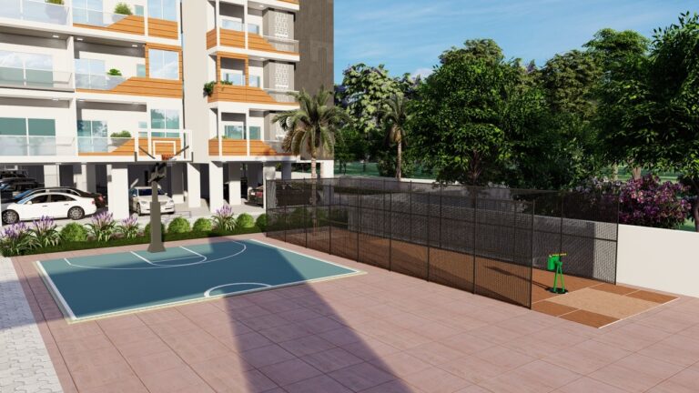 RRL Palacio Outdoor games view, property by RRL Builders and Developers Pvt Ltd