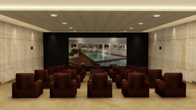 RRL Palacio home theater view, property by RRL Builders and Developers Pvt Ltd